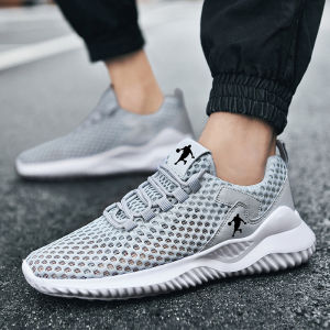 Mens Shoes Mesh Fly Woven Casual Shoes Breathable Sports Running Shoes for Men Jogging Shoes