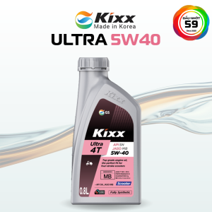Dầu nhớt tổng hợp Kixx Ultra 4T 5W40 SN Fully Synthetic chai 800L