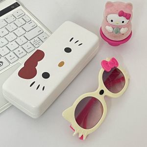 🌸KÍNH RÂM KÈM HỘP DA CHO BÉ GÁI HELLO KITTY