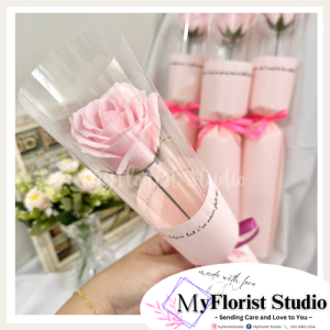 MYFLORIST Single Stalk Soap Rose Soap Flower Bouquet | Sejambak Bunga Sabun Ros Batang Tunggal
