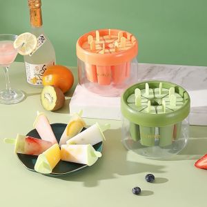 (Variation) Ice Cream Mold Homemade Popsicle Mold Frozen Ice Cream Molds Household Popsicle DIY Ice Jelly Mold