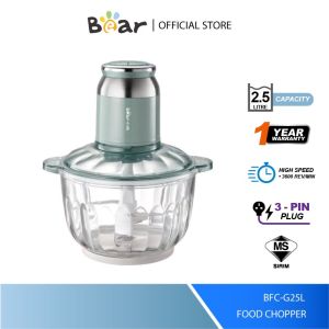 RUMii 🏠 Bear 2.5L Large Capacity Electric Household Food Chopper Fruit Blender baby food mixer Vegetable Grinder Mincing Machine