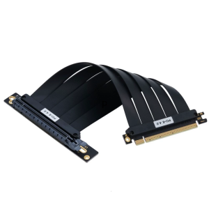 30AWG Coppers PCIe4.0 16X Risers Cable 20cm Servers Grade Fast Speed Transmission Universal GPU Board Compatibility
