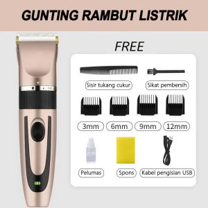 Electric Hair /Clipper Hair Trimmer/Cordless electric cutter machine rechargeable/Cukur rambut elektrik