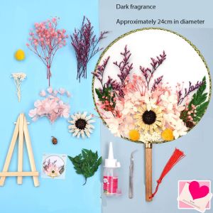 Kipas Kayu Diy Kipas Tangan Kayu Klasik Kipas China Dengan Braket Untuk DIY Dekorasi