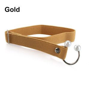 BESTIT Women Locking High Heels Elastic Ankle Tie Band Bundle Shoelace Anti-skid Straps U-shaped Pearl