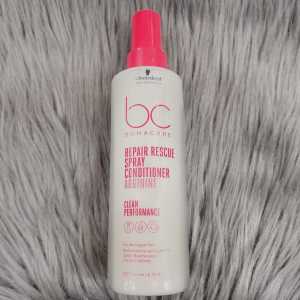 Xịt dưỡng tóc hư mềm bóng Schwarzkopf Repair Rescure BC Màu đỏ 200ml