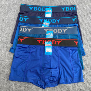 Quần lót nam boxer cao cấp thun lạnh co dãn 4 chiều thông hơi thấm hút kiểu quần lót đùi nam lưng to lịch lãm (015)