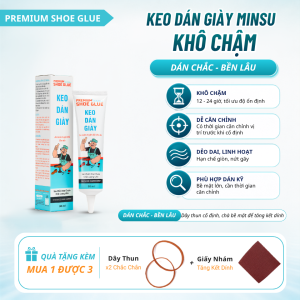 Keo Dán Giày Trong Suốt Siêu Dính Đa Năng Chính Hãng MINSU M2522 Chuyên Dụng Cho Giày Dép Thể Thao Sneaker và An Toàn Tuyệt Đối Cho Da  Chống Chịu Nước