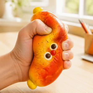 GOOD STUFF Slow Rebound Squishy Toy Realistic Sausage-Style Slow-Rise Squeezable Toy Cute Soft Fidget Toy Adults