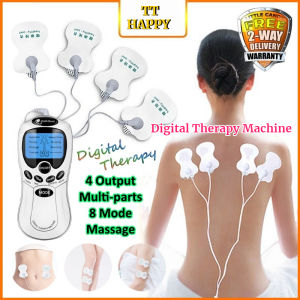 Digital Therapy Machine Full Body Massager Acupuncture Tens 8 Mode Electric Stimulator Acupuncture Body Massage针灸经络 按摩仪EMS按摩器按摩贴