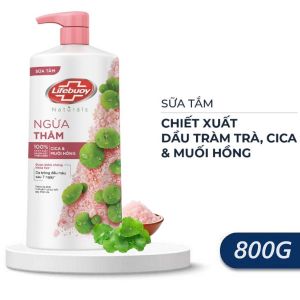 Sữa Tắm Lifebuoy Natural Detox 800G Giảm Mụn Lưng Sáng Khỏe Da Mịn Màng Lifebuoy Natural Detox Body Wash 800G