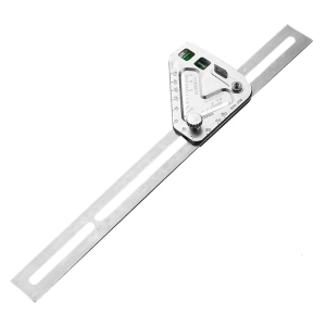 Multipurpose Stainless Steel Triangular Ruler Providing Accurate Measurements Professional Sliding Angles Ruler