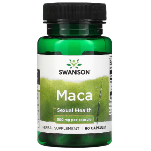Swanson Maca 500 mg 60 Capsules For Energy Libido Fertility