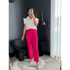 CELANA PLISKET SUPER PREMIUM TEBAL/Kulot plisket Lidi wanita terbaru kekinian viral 2023/Celana plisket wanita motif terbaru/kulot plisket premium jumbo kekinian/celana panjang wanita/kulot cewek/OOTD wanita viral/bawahan wanita/cullote cewek import korea