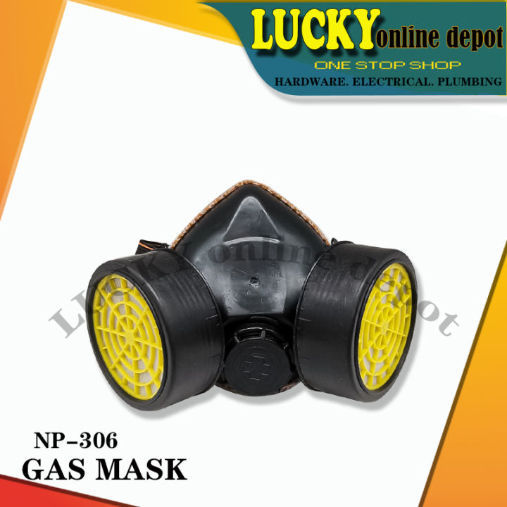 Np-306 Dual Filter Respirator Chemical Gas Mask 