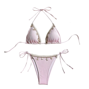 Mềm mại và thoải mái Bộ Đồ Tắm nhanh chóng làm khô beachwear đồ bơi hở lưng với vỏ thiết kế cho tự tin bãi biển người yêu