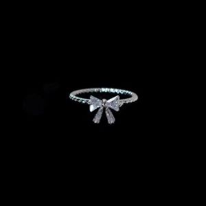 OR🧸 Cincin Simpul Pita Cantik Hati Anak Perempuan Cincin Pembuka Dapat Disesuaikan Cincin Jari Telunjuk Serbaguna Sederhana Wanita COD