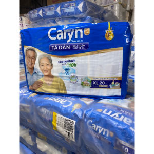 Bỉm Tã Người Già - Tã Dán Caryn Siêu Thấm Siêu Thoáng Size L40 L20 L10 - Tã Dán Cho Phụ Nữ Sau Sinh - Thanh Ngân Store