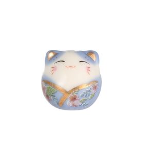 THANKSKY Mèo Con Hạt mèo plutus Mèo Vòng tay trang điểm Chuỗi hạt rời hình mèo may mắn Đẹp Gốm Phụ kiện trang sức tự làm Trang sức tự làm