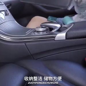 (SG stock) 2pcs Car Seat Gap Filler Water Cup Holder Leather Universal Crevice Side Storage Box Driver Front Auto Seat Gap Filler Organizer