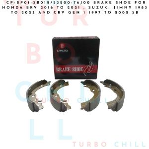 CP-BP01-SB012/53200-76J00 Brake Shoe for Honda BRV 2016 to 2021  Suzuki Jimny 1983 to 2023 and CRV Gen 1 1997 to 2002 SB