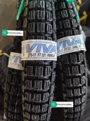 Viva FT321 225x17 / 250x17 / 275x17 Tube Type Tyre