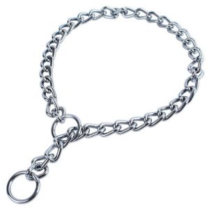 ER52858 Link Slip Metal Pet Silver Snake Chains Collar Stainless Steel Choker Chain Training for Pet Dog