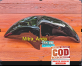 Slebor Depan Ninja R Ninja 150 R, Spakbor Depan Ninja RR Old Universal pnp CB megapro Tiger GL, Selebor Depan Ninja R, Slebor Ninja 150 R, Sepakbor Ninja RR, Spatbor Ninja R bahan tebal standar original. 