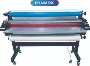 SKY LAM 1200 (HOT & COLD) |ROLL LAMINATOR MACHINE  WITH STAND AND FOOT PEDAL|