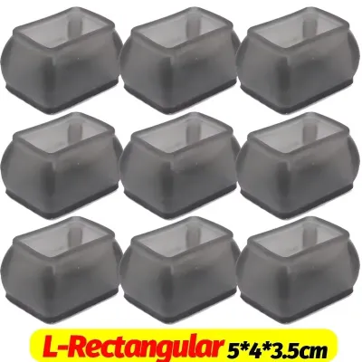 24PCS Furniture Leg Protect Cover Rubber Table Chair Leg Anti-slip Pad Floor Anti Scratch Quiet Protectors Furniture Accessory