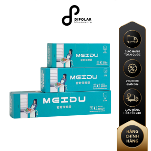Túi Zip Đựng Thực Phẩm DIPOLAR 2 Đường Khóa Bảo Quản Thực Phẩm Tươi Mới Size S/M/L - DTZ01