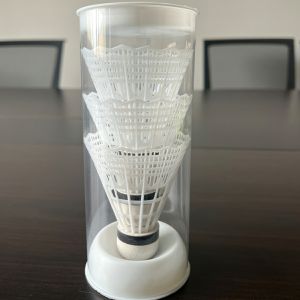 6 cầu lông nhựa bền cầu lông nylon cầu lông mới tập cầu lông chống gió-NIEVE