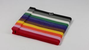 2026 Releasable Cable Ties Wire Organizer Black 15 20 25 30cm Nylon Hook Loop Straps Wrap Zip Bundle Bandage Tie Plastics Fastening