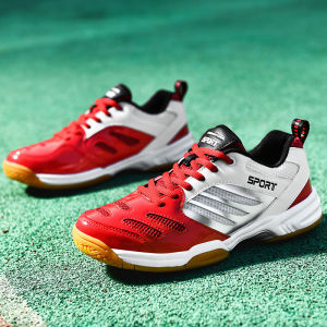 Import Sepatu Badminton Sneakers Pria Sports Olahraga Volly Shoes Tennis Cowok Bulu Tangkis Kuat Keren Kekinian Ringan 385