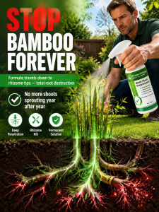 🌱RootX Weed & Bamboo Control Spray/Garden Killer/Non-Toxic Pet Safe/ For Lawn Pathways & Farmland【Root-Eliminating】Weed and Bamboo Control Spray