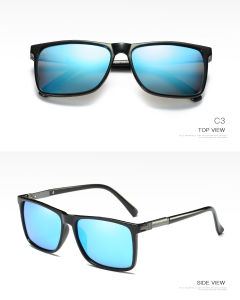 【COD/Ready Stock】Sunglasses for Men New Fashion Men Sunglasses Mens Polarized Sunglasses Male Aluminum Magnesium Frame Spring Leg UV400 Protection Sun Glasses Shades for Men Man Outdoor Sports Driving Riding