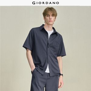 Giordano Men Men Short Sleeve Shirt Free Shipping 18046806