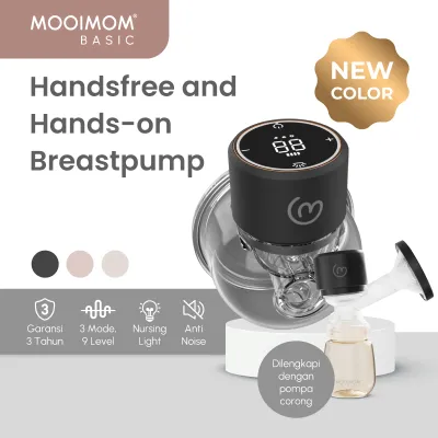 MOOIMOM B9 Pro Set / Pompa Asi Electric / Handsfree Hands-on Pump / Dual Electric Breast Pump | Breast Pump Portable Otomatis Tanpa Kabel | Garansi 2 tahun
