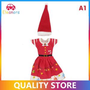 [Eleanor] Fashion Christmas Dress Outfit Dress Hats for 11 inch 30cm Doll Clothes for Doll Accessories