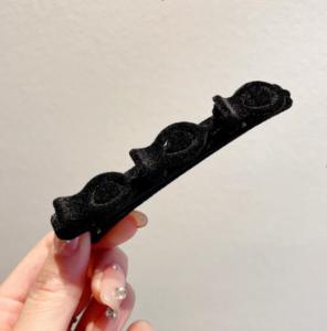 *Ready stock*Korean Fashion Simple Braided Hair Clip Bangs Clip Side Clip Hair Pin Hair Accessories Elegant Pearl Braided Hair Clip Forehead Hairpin Penyepit Rambut 发夹