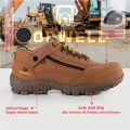 Sepatu Safety Pria Ujung Besi Sepatu Boots Proyek Lapangan Sepatu Sefty Kerja Sepatu Pria Hiking Ujung Besi Terbaru. 