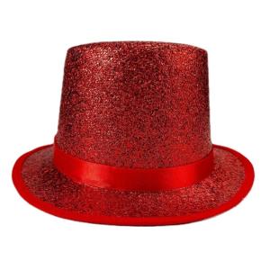 Bright Color Magicians Hat for Women Men with Belt Tall Hat Adult Theme Party Costume Hat Stage Performers Hat