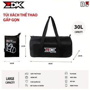 Túi Xách Thể Thao Gấp Gọn ZDK B3 30L – Chống Nước Chống Bụi Siêu Nhẹ Gập Gọn Tiện Lợi