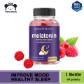 Mama Beauty Melatonin Gummies Promote Deep Sleep Ashwagandha Gummies Help Health Sleep Gummies Melatonin Gummy Improve Emotion Relieve Stress and Anxiety Vitamins Gummy. 