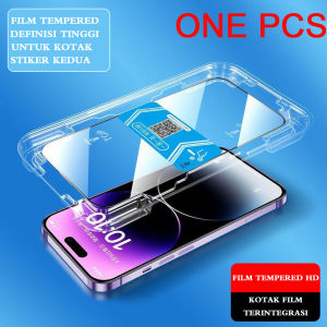 Film HD Cocok untuk Samsung A05S A05 A54 A55 A35 S24Ultra PLUS A15 A50 A50S A52S A14 A34 Film Tempered Cakupan Penuh Kotak Stik Kedua