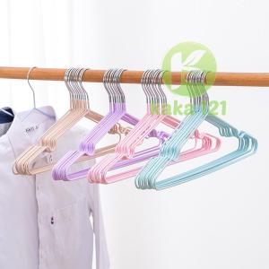 ไม้แขวนเสื้อ ไม้แขวนเสื้อ ไม้แขวนเด็ก ไม้แขวนเสื้อสแตนเลส ไม้แขวนเสื้อซีลีโคน ไม่หัก แพคอย่างหนา1แพ็ค10 ชิ้น KK99