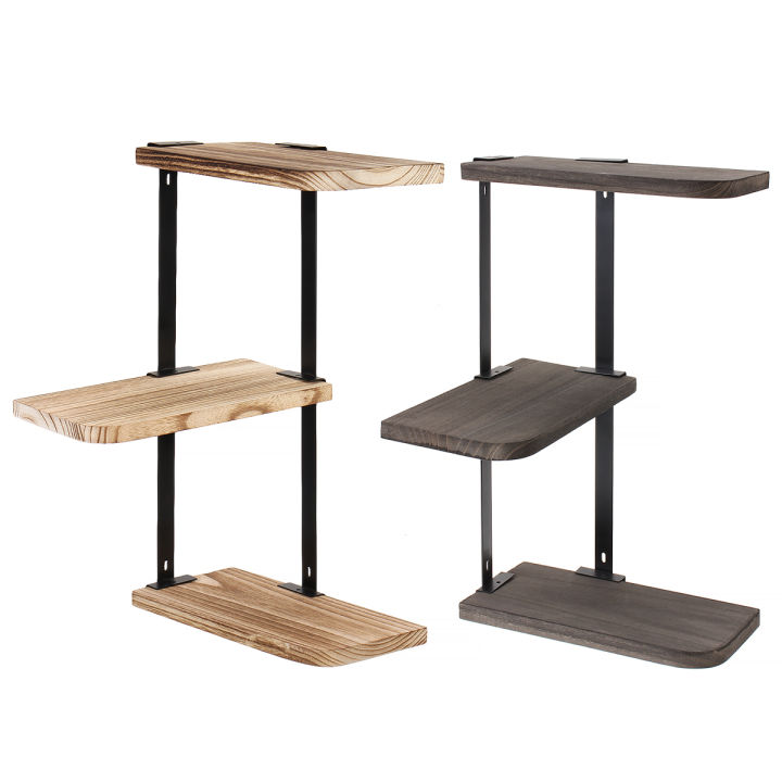 Adjustable Multifunction Storage Holder Wall Shelf Rack 3Tier DIY
