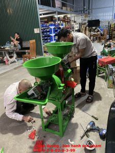 Máy xát gạo toàn phát chính hãng  có lọc sạn