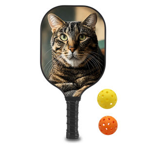 Lightweight Pickleball Paddle with Comfort Grip and Durable Fiberglass surface for Indoor/Outdoor sport racks ID 60625-1654451064